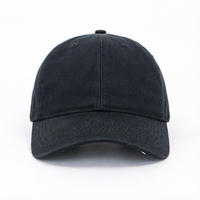 Casquette de baseball en coton noir, sangle réglable, visière incurvée, 5 panneaux, chapeau de sport décontracté, logo personnalisé, adulte