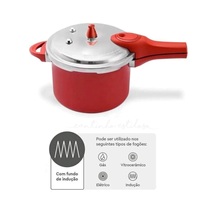 Autocuiseur Antiadhésif 4.2L Chauffage Rapide, Marmite à Pression de Cuisine pour Intérieur, Extérieur, Camping, Hôtel et Famille