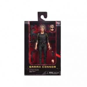 NECA Terminator 2019 Movie Dark <span class=keywords><strong>Fate</strong></span> Sara Conner Old Arnold Schwarzenegger T800 Modèle en PVC fait main, état neuf - Product Image 3