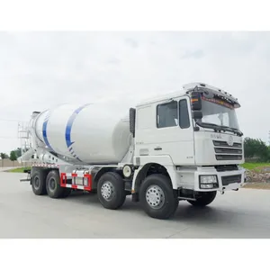 Shacman F3000 8X4 12ล้อ20cbm 380HP รถบรรทุกติดตั้งหนักรถบรรทุกคอนกรีต