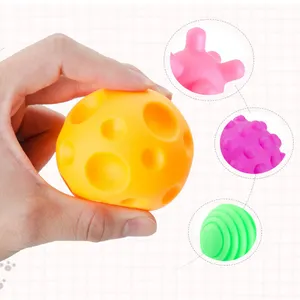Squeeze Education Sensory Hand Grab Toys Set Multi Ball strutturato morbido giocattolo per bambini afferrare la palla sensoriale tattile massaggiagengive