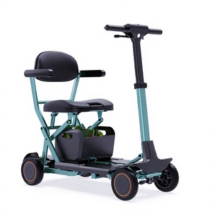 Scooter de Movilidad Compacto, Plegable y Ligero de 4 Ruedas, Scooter Eléctrico Portátil Ultraligero para Personas con Discapacidad - Product Image 1