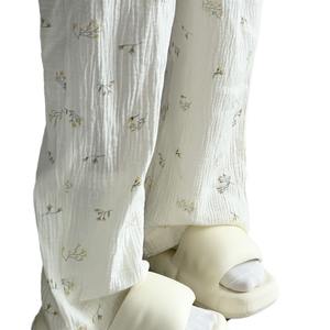 Kadın sahte ipek sonbahar uzun kollu hırka pijama seti zarif rahat hızlı kuru nefes eğlence ev konfor - Product Image 4