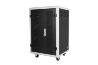Station de charge mobile à 48 ports, armoire de synchronisation, construction en acier SPCC pour tablettes et ordinateurs portables