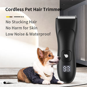 1 में 2 पेशेवर कोई stucking बालों इलेक्ट्रिक बिल्ली और कुत्ते पालतू जानवर Trimmer ताररहित बाल Trimmer कुत्ते के बाल क्लिपर - Product Image 2