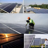 Prix de gros 575-600W 72HL4-BDV Panneau solaire Installation sur le toit à montage au sol 585W 590W Module mono PERC demi-cellule PV à vendre