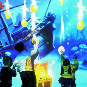 Finger Touch 3*36 metros Sensor táctil láser Pared interactiva Proyector de pared digital interactivo para exposición parque infantil - Product Image 3