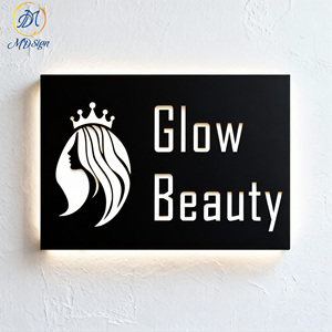 Enseigne lumineuse LED double face en métal, publicité extérieure personnalisée, éclairage IP65 étanche, décoration lumineuse - Product Image 3