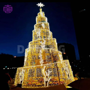 Commercial Illuminated LED Christmas <b>Tree</b> <b>Light</b> Waterproof Festive Ornament for Park Garden Plaza Mall Resort Display for Sale - Product Image 6