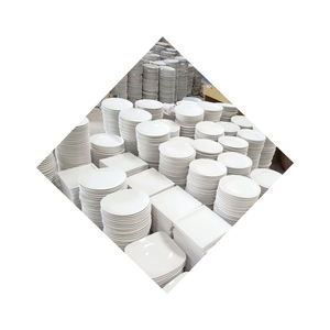 Vente chaude pas cher Restaurant plaque en vrac assiettes en céramique bols soucoupes ensemble stock lot ustensiles de cuisson en céramique grade b par tonne - Product Image 1