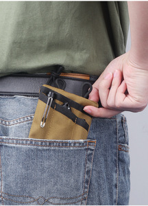 Mini EDC chiến thuật Túi xách tay đa chức năng lưu trữ túi gấp dao bút đồng xu Thẻ Ví Tổ Chức Công cụ cá nhân Kit - Product Image 5