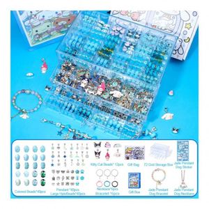 Premium Educational DIY Friendship Bracelet Making Set for Girls Colorful <b>Beads</b> Charms <b>Plastic</b> Chain Fantasy Sci-Fi Jewelry - Product Image 5