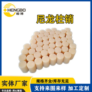 Nylon <b>Pins</b> Cylindrical Shape Custom Made Plastic Parts General Usage Multiple Colors PA66 Material - Product Image 2