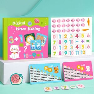 Outil d'apprentissage des nombres magnétiques 3-en-1 pour la maternelle et la 1ère année, livre d'activités, jouet pour enfants - Product Image 6