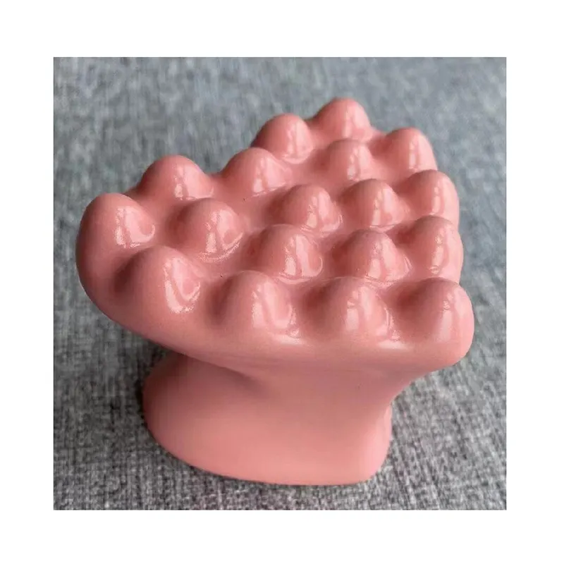 Alat pijat kerokan Gua Sha keramik Universal bentuk hati 3d merah muda papan Guasha terapi untuk mata wajah Leher Tubuh Kulit