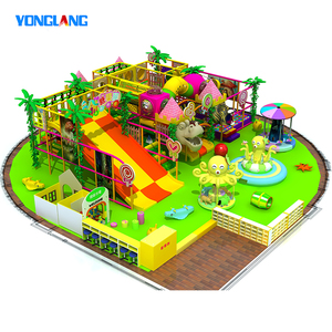 Parco Giochi al Coperto a Tema Foresta e Zoo, Attrezzature per Giochi Morbidi per Bambini con Area di Arrampicata - Product Image 3