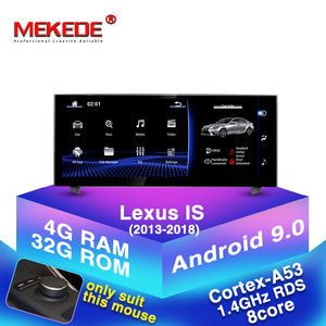 Mekede 10.25 pouces 4 + 32G Android 9.0 lecteur DVD de voiture pour Lexus RC IS 200 250 300 <span class=keywords><strong>350</strong></span> 200t 300h 2013 2018 gps voiture stéréo navigation - Product Image 2