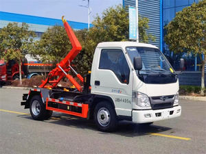 Camión de Basura FOTON Forland de 6 Ruedas, 4x2, Volante a la Izquierda, 3 Toneladas, Mini Grúa de Gancho, Diésel, Nuevo, Manual, Hidráulico, Roll-on/Roll-off - Product Image 3