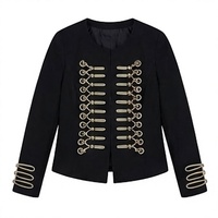 Veste Homme Style Steampunk Napoléonien Respirante Tissée Hiver Imperméable Réversible Écologique Double Boutonnage Manches Longues