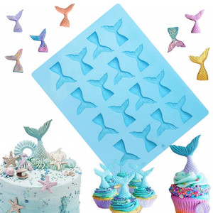 Custom DIY Mermaid Tail Silicone <b>Jelly</b> Candy Mold for Gummies and Cake Tools - Product Image 6