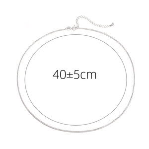 Collana da Donna con Catene Miste, Stile Box Snake Wave, Gioielli alla Moda - Product Image 5