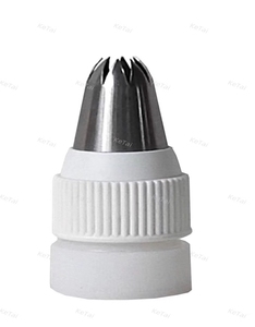 Convertisseur de buse monté par remplisseur 6 pétales 8 pétales sélectionnables gâteau crème fromage quantitatif manuel Machine de remplissage <span class=keywords><strong>pièces</strong></span> de rechange - Product Image 1
