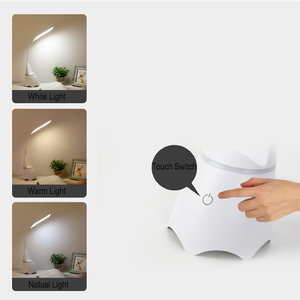 Lampe de bureau à LED Haut-parleurs Bluetooth avec son HiFi Subwoofer Deep Bass Luminosité réglable Longue durée de vie de la batterie Haut-parleurs de <span class=keywords><strong>musique</strong></span> - Product Image 6