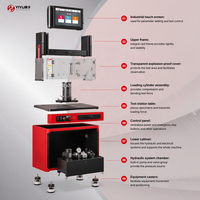 Máquina Integrada de Compresión y Flexión de Cemento Controlada por Microcomputadora