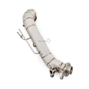 Tubo de Escape Deportivo de Alto Flujo para <span class=keywords><strong>Suzuki</strong></span> Swift 1.4T 2014-2023, Acero Inoxidable con Protector Térmico, Mejora de Potencia para Carreras - Product Image 4