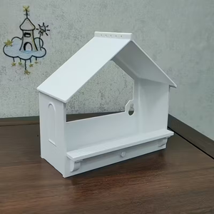 Mangeoire à oiseaux de fenêtre multifonctionnelle pratique-Colle au verre, aux portes et aux arbres avec trou de suspension - Product Image 6