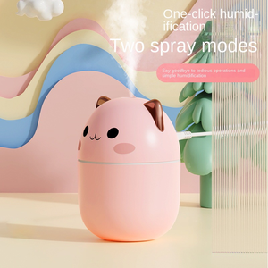 Humidificador de aire portátil de 250ml a precio barato, Mini humidificador USB para mascotas, difusor de Aroma de niebla en aerosol con luz nocturna para el hogar y el coche - Product Image 6