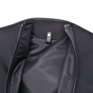 Free Sample Custom Handmade Luxury Men Black Foldable casual fashion Garment Cover <b>Carrier</b> <b>Suit</b> Bag for Travel - Product Image 5