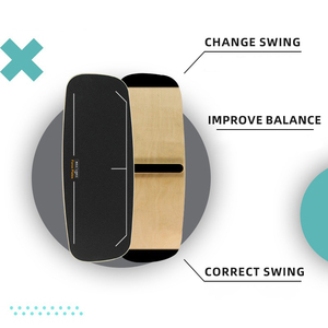 Plaque de pression d'entraînement au swing de golf, planche d'équilibre pour l'entraînement au transfert de poids et au transfert du centre de gravité, aide à la pratique du golf - Product Image 2