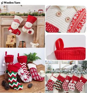 Non Woven Felt Velvet Hanging Decoration Candy <b>Gift</b> Bag Packing Sock Custom Christmas Stockings for Embroidery - Product Image 5
