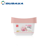 Vasos de plástico PP personalizados para helado, bote de yogurt con cuchara, 110ml