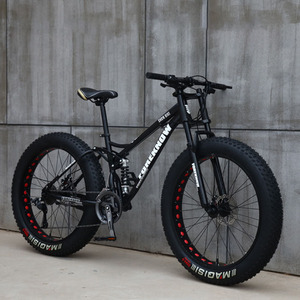 Vélo de montagne tout-terrain 26'' 4.0 à freins à disque en acier pour adulte, pneus larges, idéal pour la neige - Modèle 2025 - Product Image 1