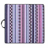 Coussin de siège de stade portable et imperméable à motif géométrique, coussin d'extérieur pour gradins, coussin de jardin pour s'agenouiller, personnalisable OEM