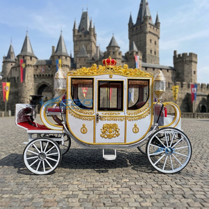 Calèche royale de haute qualité pour mariage, calèche électrique à quatre roues, style européen, calèche VIP personnalisable - Product Image 1