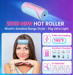 Nueva Tendencia 2026 Rizador de <span class=keywords><strong>Pelo</strong></span> <span class=keywords><strong>El</strong></span>éctrico Inalámbrico Térmico para Flequillo Estilo Coreano con Barriles Pequeños Intercambiables MOQ Portátil - Product Image 2