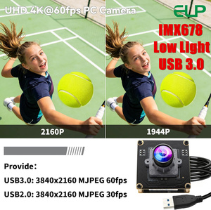 Módulo de Cámara USB ELP de Alta Velocidad 4K 60FPS IMX678 para Computadora, Gran Angular, Baja Distorsión, 100 Grados, Cámara Web UVC para Uso Industrial - Product Image 2