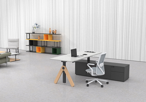 2025 Best Modern Steel Executive Office Desk Durable New <strong>Industrial</strong> Workstation Furniture Minimalist <strong>Design</strong> - Product Image 3