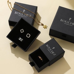 A1 biểu tượng tùy chỉnh sinh thái vuông giấy ngăn kéo đồ trang sức quà tặng bao bì ngăn kéo hộp Vòng tay Vòng cổ hộp FSC RoHS lưu trữ đồ trang sức - Product Image 2