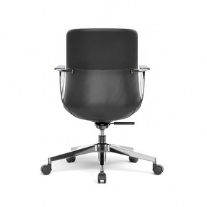 Silla de Oficina Ejecutiva Ergonómica Moderna de Cuero, con Altura Ajustable, Base con Bloqueo Multifuncional y Estructura de Aleación de Aluminio - Product Image 6
