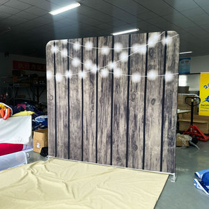 מותאם אישית עץ אור מחרוזת תא צילום תפאורות עם אלומיניום מסגרת - Product Image 6