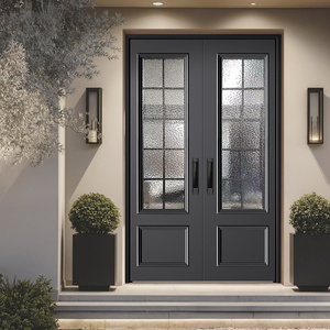 Portes <span class=keywords><strong>d</strong></span>'<span class=keywords><strong>entrée</strong></span> élégantes en acier et en fer pour maisons, designs de portes principales époustouflants reflétant <span class=keywords><strong>le</strong></span> luxe et une sécurité supérieure - Product Image 3