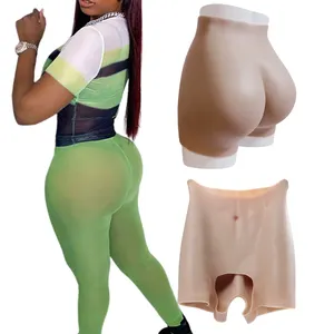 Silicone Bum Et Hanches Rembourrage Pantalon Grandes Hanches Coussinets Booty Enhancer Faux Cul Pour Les Femmes Africaines Avec Des Fesses De Levage Shapers