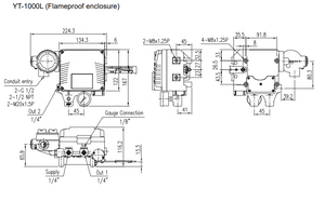 Nuevo Electroactivador Neumático de la Serie YT 1000L para Actuadores Neumáticos YT-1000LDZ135S0 - Product Image 4