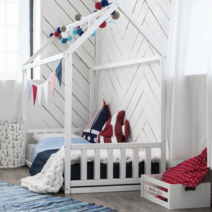 Bedroom Wooden Children Solid Wood Baby <strong>Crib</strong> Children Bed Baby Cradle <strong>Classic</strong> House Beds Toddler Beds - Product Image 3
