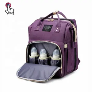 Wholesale diaper bags Portable Waterproof Mummy Back Pack fashionable vegan leather baby bags for mothers diaper tote bag