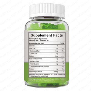 Oem nhãn hiệu riêng <span class=keywords><strong>Raspberry</strong></span> <span class=keywords><strong>Ketone</strong></span> Gummy cộng với ACV cho trọng lượng giảm cân dạ dày tiêu hóa 60 đếm - Product Image 2